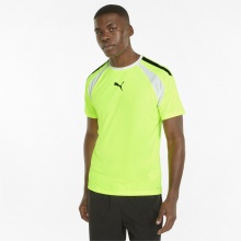 Puma Sport T-shirt teamLIGA Multisport short yellow Men